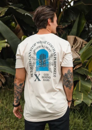 God Behind Bars "God's Purpose" Sand Tee