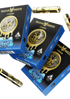 Blueberry Haze Muha Meds Cart 1000MG | Hybrid - Muha Meds USA