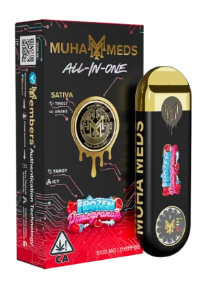 New Muha Gen 3 Frozen Pomegranate Sativa | 1000MG - Muha Meds USA