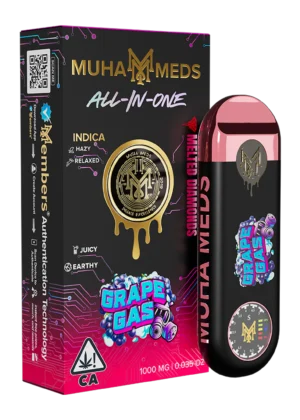 New Muha Gen 3 Grape Gas Indica | 1000MG