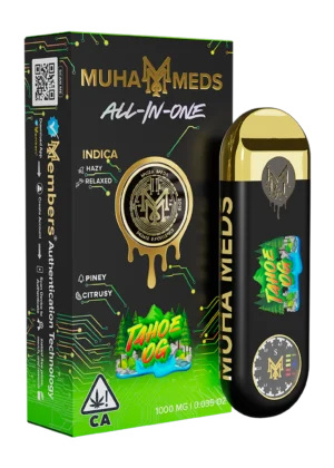 New Muha Gen 3 Tahoe OG Indica | 1000MG - Muha Meds USA